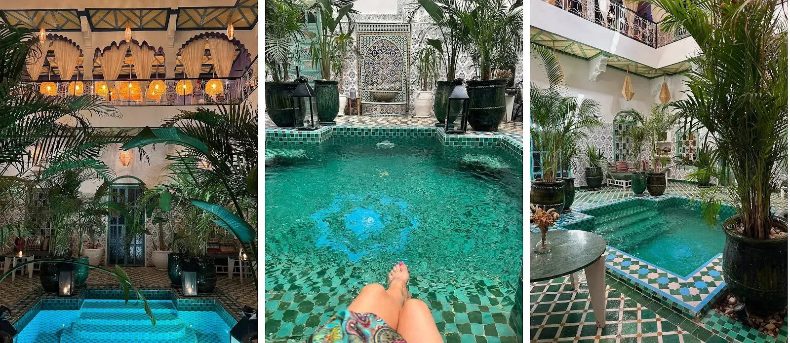 Riad be marrakech arichtecture inside