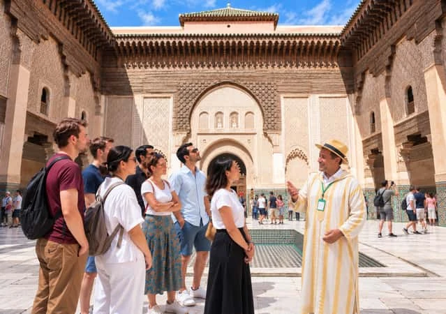 Ben Youssef Madrasa courtyard
