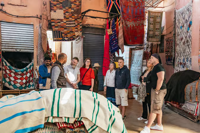 Guided souk shopping tour in Marrakech with a local guide